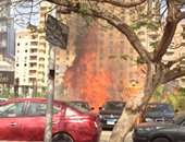مصدر أمنى: انفجار تنك بنزين وراء اشتعال النار فى 8 سيارات بكورنيش المعادى