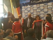 بالصور.. علم مصر "مكافأة" مجلس الجبلاية للاعبات منتخب السيدات