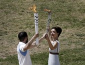 أجواء يونانية ساحرة فى مراسم إيقاد الشعلة الأولمبية باليونان