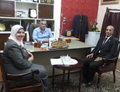 نقيبة التمريض بالإسكندرية تجتمع مع وكيل وزارة الصحة لحل مشاكل الأعضاء
