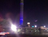 السياحة: إضاءة برج القاهرة ومجمع التحرير بالليزر احتفالا بصعود المنتخب للمونديال