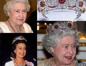 اكسسوارات الملكة إليزابيث الثانية من الماس واللؤلؤ والقطعة الأساسية "البروش"