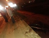 مصرع شخص فى انقلاب سيارة ملاكى بترعة الإبراهيمية في بنى سويف