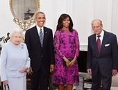 كيف طغى فستان "ميشيل أوباما" على الأحاديث السياسية فى زيارة بريطانيا