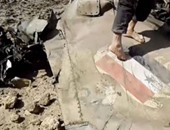 داعش تنشر فيديو لحطام الطائرة السورية فى شرق دمشق
