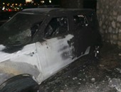 18 سيارة إطفاء تسيطر على حريق هائل بمعرض سيارات فى أبو رواش