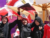 بالصور.. تزايد أعداد المحتفلين بعيد تحرير سيناء بالمهندسين وسط تكثيف أمنى