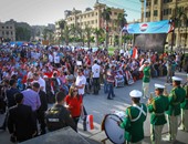 بالصور.. بدء احتفالية الأحزاب السكندرية بغناء أوبريت"وطنى حبيبى" بسيدى جابر