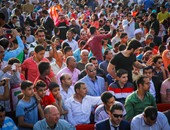 بدء الاحتفالات بذكرى تحرير سيناء أمام قصر عابدين بحضور آلاف المواطنين