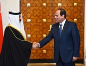 الرئيس السيسي يستقبل العاهل البحرينى فى قصر عابدين