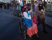 بالصور..ذوى الاحتياجات الخاصة فى بوليفيا يتظاهرون للمطالبة بدعمهم المادى