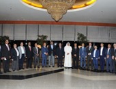 بالصور.. وزير الإعلام البحرينى يجتمع برؤساء تحرير الصحف المصرية والبحرينية