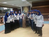 طالبات "إعلام القاهرة" ينظمن مبادرة عن "بنك المعرفة" ضمن مشروعات التخرج