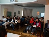 المشاركون بمنتدى الإعلام فى زيارة ميدانية لمركز دراسات الإسكندرية