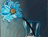 لوحات فنية مرسومة بـ"حصى الجوز" وألوان الزيت للقارئة رشا حسين البردويلى