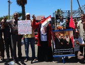 متظاهرو القائد إبراهيم يحتفلون بنجاح زيارة ملك البحرين وعيد العمال
