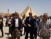 بالصور.. وزير الآثار ومحافظ المنيا يتفقدان الأعمال الجارية بالمتحف الآتونى