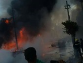 السيطرة على حريق فى مقطورة بطريق إسكندرية الصحراوى
