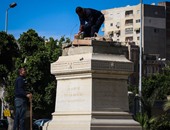 بالصور.. اختفاء تمثال "كاتمة الأسرار" من الحى اللاتينى بالإسكندرية