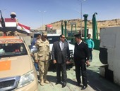 بالصور.. مدير أمن الإسماعيلية يتفقد الخدمات الأمنية بالمثلث الحدودى مع سيناء