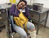 إصابة داليا البحيرى فى قدمها.. ورواد "فيس بوك": سلامتك