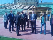 تشكيل لجنة أمنية لمعاينة استاد المصرى تحسبا لإقامة المباريات عليه