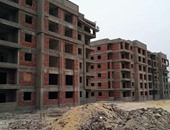 صحافة المواطن..بالصور: توقف أعمال الإنشاءات بمشروع دار مصر للإسكان فى مدينة العبور