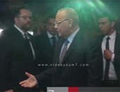 بالفيديو.. وزيرالعدل وطارق النهرى فى عزاء جدة كريم ومحمد محمود عبد العزيز