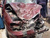 مصرع مدرس وإصابة 4 فى تصادم سيارتين لتفادى دابة على الطريق بطهطا سوهاج 