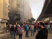 قارئ يشارك صحافة المواطن بصور وفيديو لحريق معرض سيارات بالمريوطية