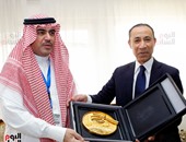 بالصور.. عصام الأمير يستقبل رئيس الإذاعة والتليفزيون السعودى بماسبيرو