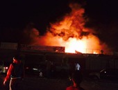 إصابة 18 بينهم ثلاثة أطفال فى حريق بمخرن للالعاب النارية ببنغازي
