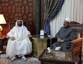 الإمام الأكبر شيخ الأزهر يستقبل حاكم الشارقة الدكتور سلطان القاسمى