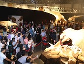 الديناصورات تظهر من جديد بين زوار مهرجان الشارقة القرائى للطفل