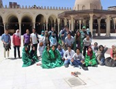 بالصور.. زيارة طلاب "EBSM" بجامعة القاهرة لمجمع الأديان
