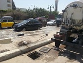 شفط مياه الأمطار وتطهير شبكات الصرف غرب الإسكندرية