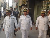 حكمدار العاصمة يتفقد الأوضاع الأمنية فى ميدان طلعت حرب