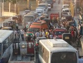 إصابة 9 أشخاص فى اصطدام أتوبيس برصيف الطريق الزراعى فى القليوبية