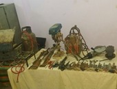 مباحث إطسا بالفيوم تضبط ورشة لتصنيع السلاح بقرية الوابور الجديدة