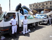 بالفيديو والصور ..حى غرب القاهرة يشن حملة إزالة إشغالات بمنطقة العتبة