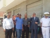 مدير أمن البحر الأحمر ورئيس مدينة الغردقة يشاركان فى حملة إزالة بالمدينة