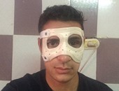 حارس المصرى يلتقط "سيلفى" بواقى الوجه