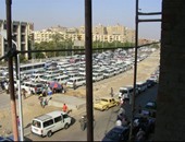 "اليوم السابع واتس آب": ازدحام مرورى بسبب موقف "ميكروباص" بمنطقة الأهرامات