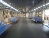مستخدمو فيس بوك يتداولون صورا لقطار المترو المكيف بخط المرج