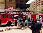 بالصور..اندلاع حريق فى مخزن أحذية بمنطقة فيصل بالجيزة