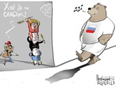 وكالة الأنباء الروسية تسخر من أوباما وميركل.. وتؤكد: "الدب" ليس ضعيفا