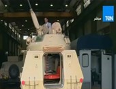 قوات أمن المنيا تستعرض المدرعة فهد 2016