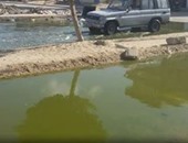 واتس آب اليوم السابع: بالصور..مياه الصرف الصحى تغرق شوارع القنطرة شرق