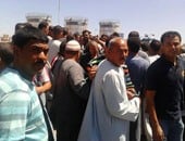 وقفة احتجاجية للمطالبة بتوفير مياه الشرب بقرية نويش كفر الشيخ