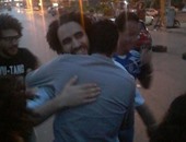 أول صورة للمصور الصحفى أحمد جمال زيادة بعد الإفراج عنه